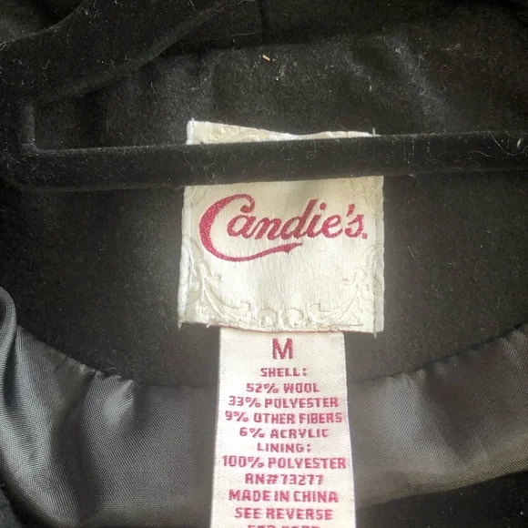 Candies ruffle collared coat Medium - Picture 6 of 13